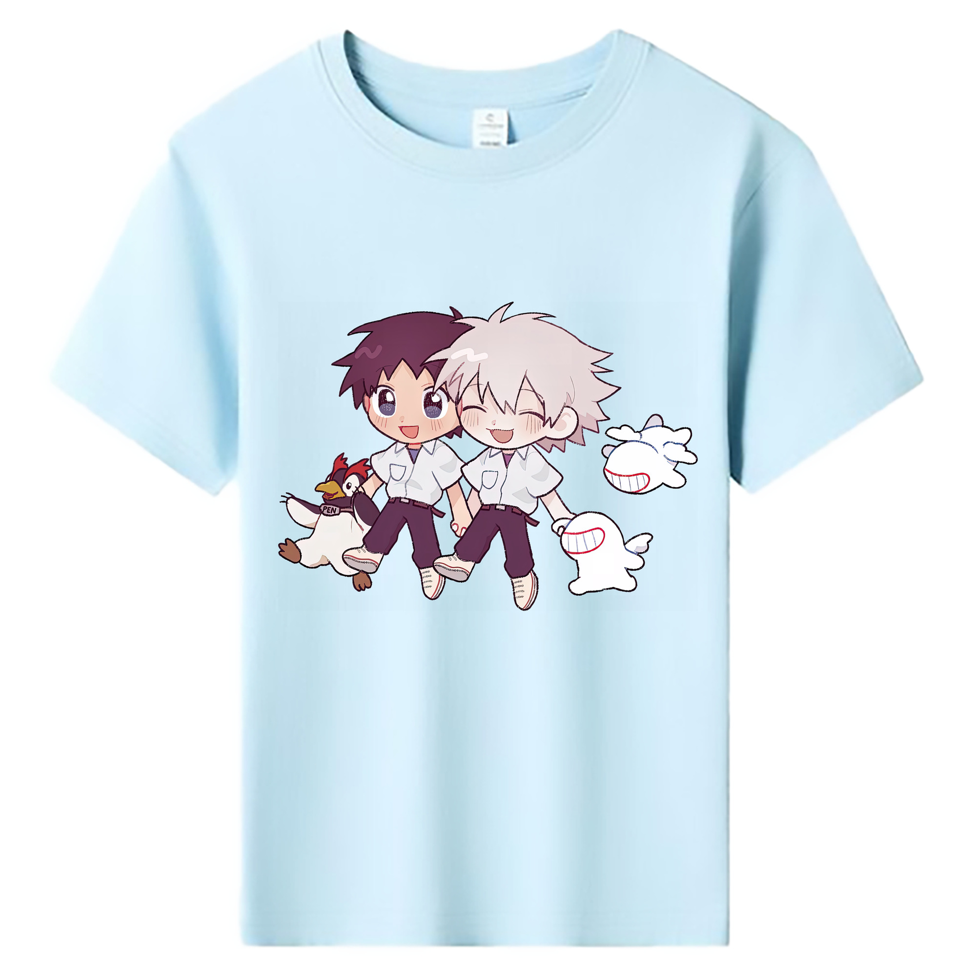 （画像用） EVA 新世紀エヴァンゲリオン 綿100％キッズTシャツ（フロントプリント）